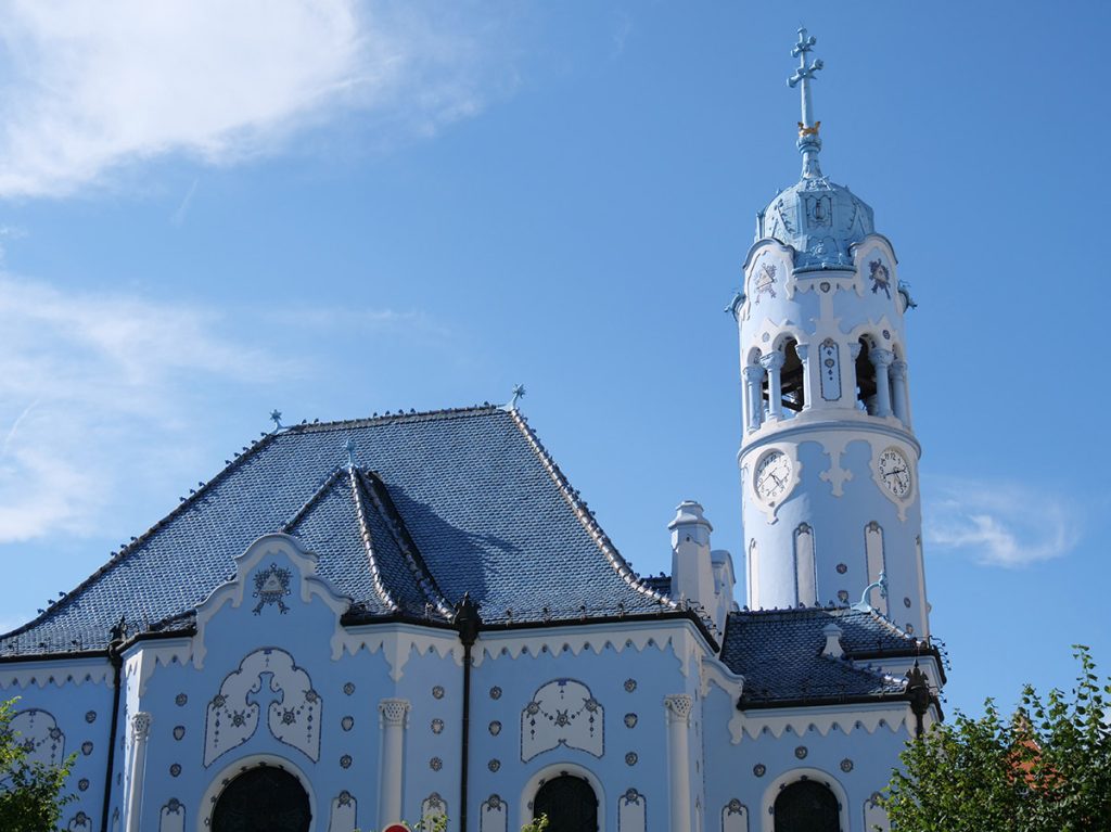 A "kék templom" Pozsonyban